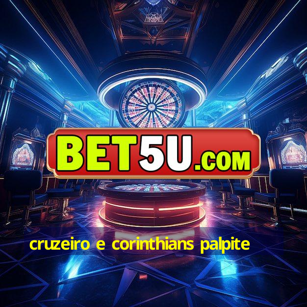 cruzeiro e corinthians palpite